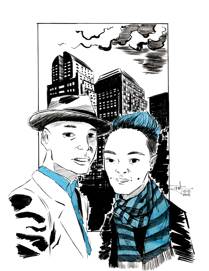 Urban Couple by Phillip Ginn